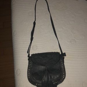 Francesca’s cross body dark grey purse